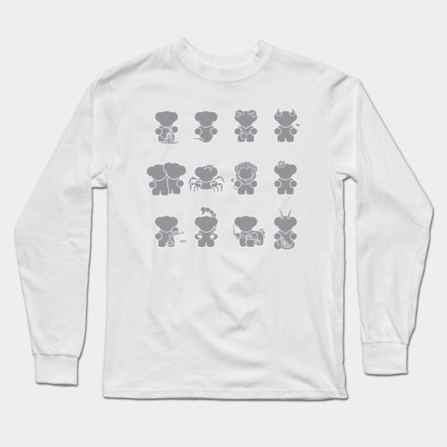 Zodiac Series Long Sleeve T-Shirt by younamit